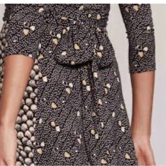 Boden Faux Wrap Around Waist Belt Fit and Flare Midi dress - Picture 4 of 6